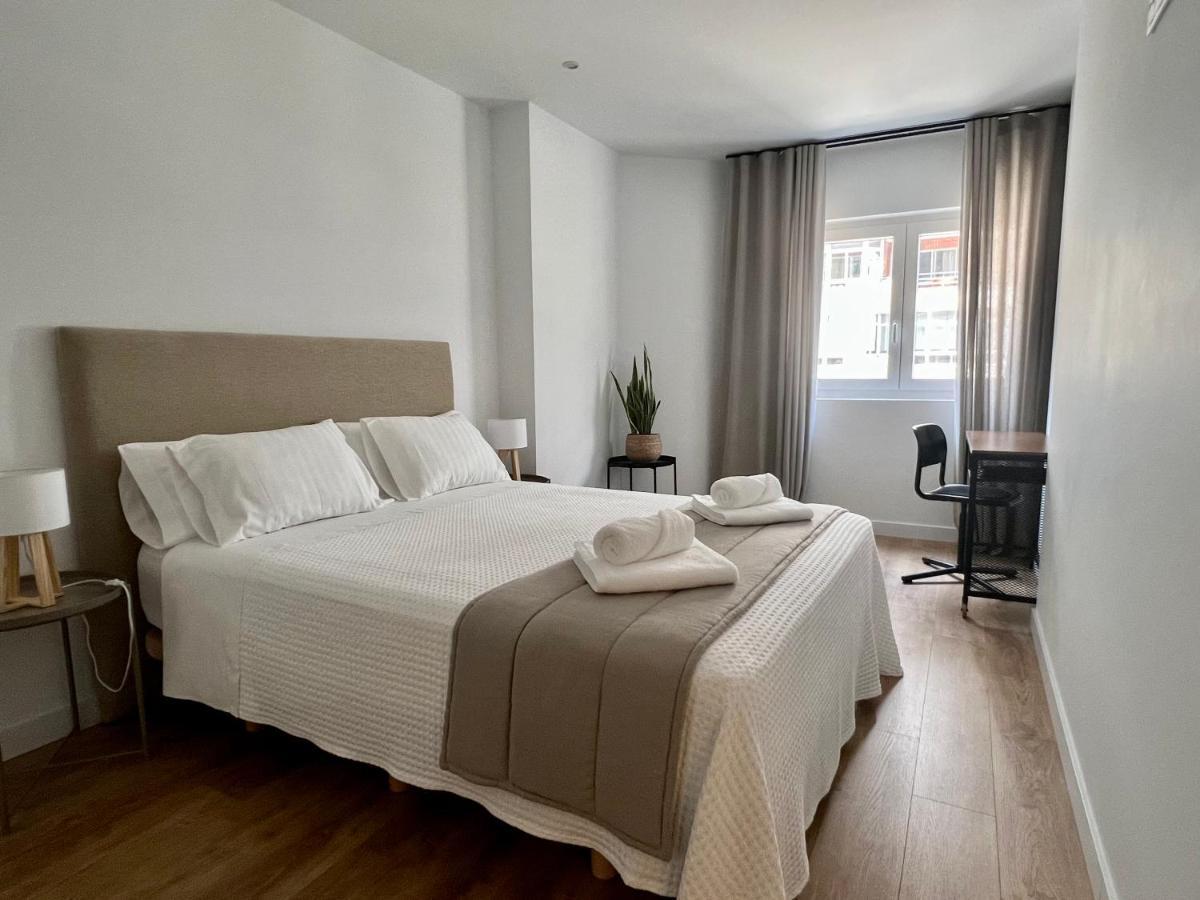 Piso Exclusivo En Vigo Centrico, Negocios, Confort Bagian luar foto
